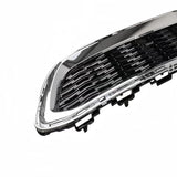 BUFEETERS  3pcs Front Upper Center Lower Grille Grill Set Fit For 2014 2015 2016 Chevrolet Malibu,Chrome&Black
