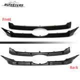 BUFEETERS 2PCS Front Upper&Center Grille Set Fit For 2011 2012 2013 2014 Ford Edge,Factory Style,Gloss Black