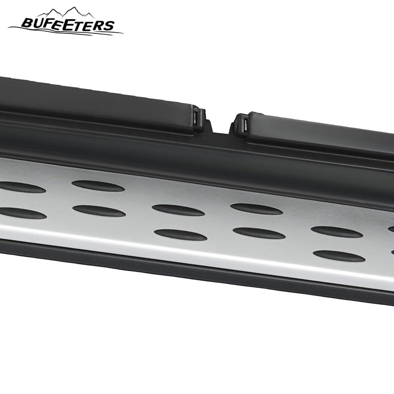 BUFEETERS  Side Step Running Board Nerf Bar Fit For 2016 2017 2018 2019 2020 2021 2022 Mercedes-Benz X253 GLC250 GLC300 GLC43,OE Style,Black&Silver