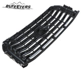 BUFEETERS  Front Bumper Upper Grille Fit For 2015 2016 2017 Ford F150,Horizontal Billet Style,Gloss Black