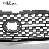 BUFEETERS Front Upper Grille & Hood Bulge Fit For 2014 2015 2016 2017 2018 2019 2020 Toyota Tundra,Honeycomb Style,Chorme&Black