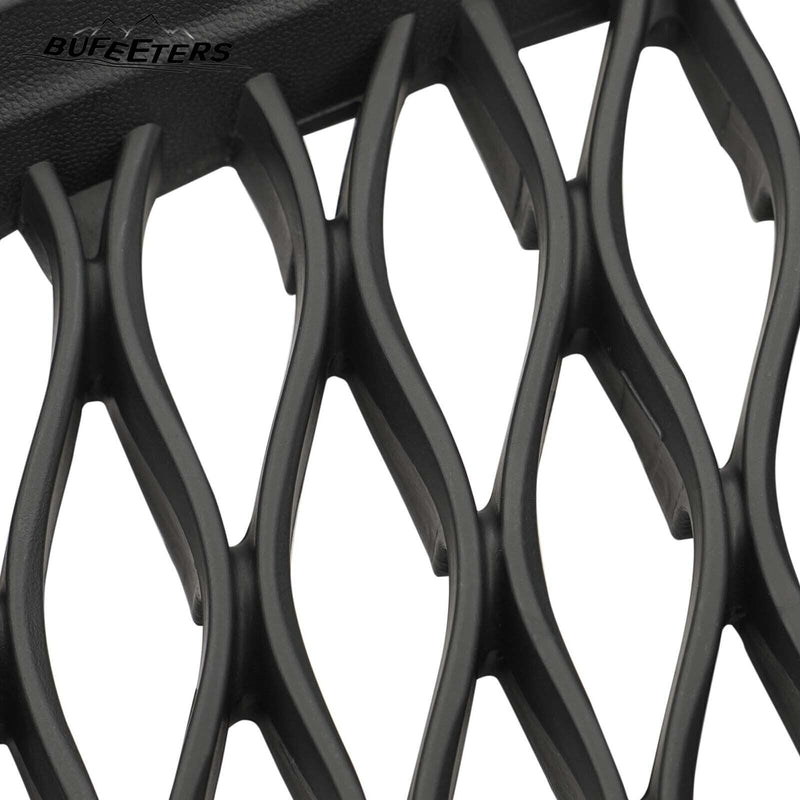 BUFEETERS  2PCS Front Bumper Grille Driver & Passenger Side Fit For 2019 2020 2021 2022 2023 INFINITI QX50,Mesh Style,Black