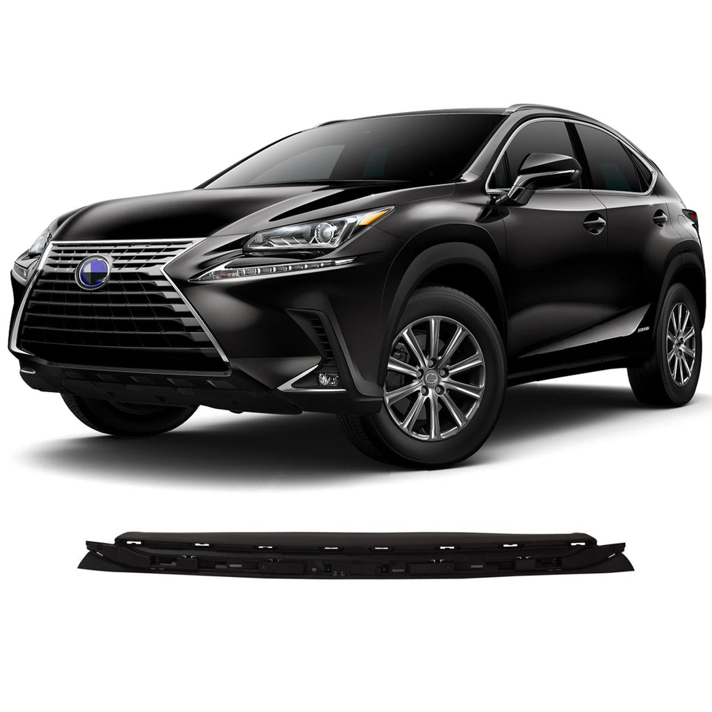 BUFEETERS  Front Lower Bumper Face Bar Grille Fit For 2018 2019 2020 2021 Lexus NX300 NX300h,Dark Gray