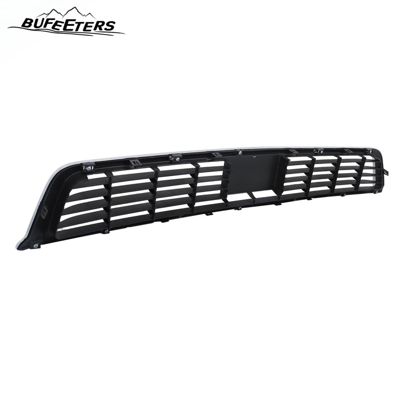 BUFEETERS  Front Bumper Lower Grille Fit For 2015 2016 2017 INFINITI QX80,Mesh Style,Chrome&Black