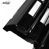 BUFEETERS Front Bumper Upper Grille Assembly Fit For 2019 2020 2021 Chevy Silverado 1500,LTZ Style/Horizontal Billet Style,Gloss Black