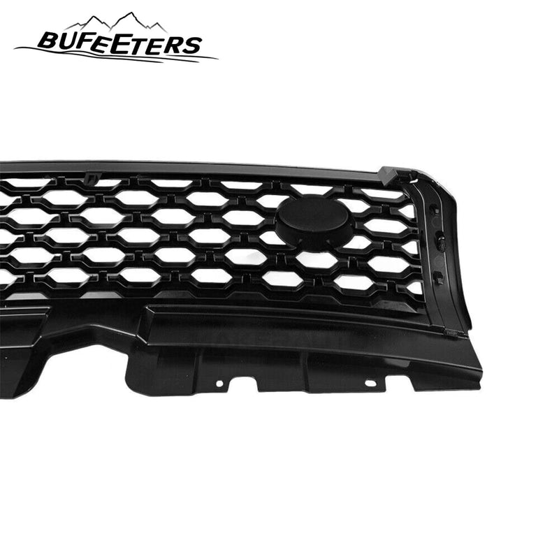 BUFEETERS Front Bumper Upper Grille Fit For 2012 2013 2014 2015 2016 2017 2018 2019 Range Rover Evoque,Gloss Black