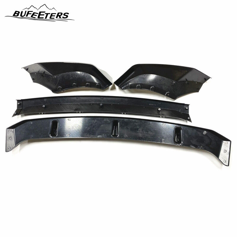 BUFEETERS Front Bumper Spoiler Splitter Lip Kit Fit For 2019 2020 2021 2022 2023 BMW X5 G05,Gloss Black