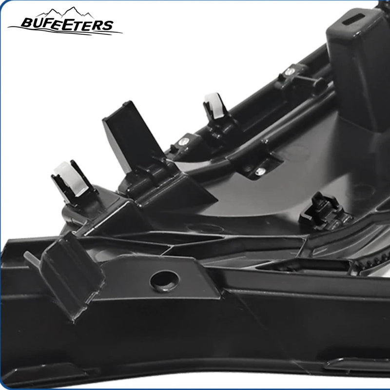 BUFEETERS Front Upper Grille Assembly Fit For 2020 2021 2022 Honda CR-V CRV,Honeycomb Style,Gloss Black