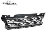 BUFEETERS Front Bumper Upper Grille Fit For 2014 2015 2016 2017 Range Rover Sport,Honeycomb Style,Black&Silver