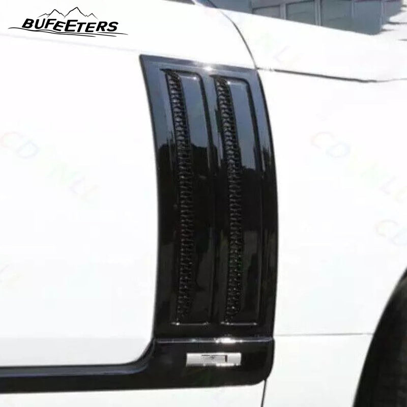 BUFEETERS Door Side Fender Vent Molding Cover Trim Fit For 2013-2022 Land Rover Range Rover Vogue L405,SVO Style,Gloss Black