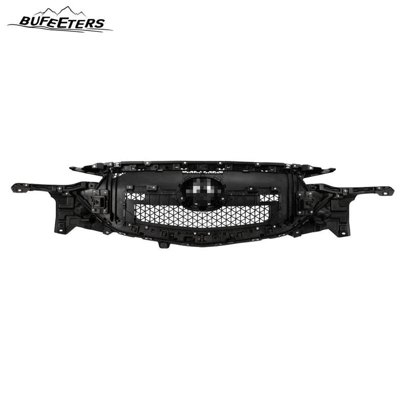 BUFEETERS Front Bumper Upper Grille Assembly Fit For 2017 2018 2019 2020 2021 Mazda CX-5 CX5,Mesh Style,Chrome&Black