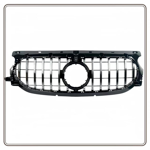 BUFEETERS GT Grille Fit  For 2021 2022 2023 2024 H247 GLA  AMG GLA200 GLA250   Black Chrome