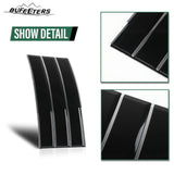 BUFEETERS Door Side Fender Vent Molding Cover Trim Fit For 2013-2022 Land Rover Range Rover Vogue L405,Gloss Black