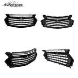 BUFEETERS Front Bumper Upper Grille Fit For 2018 2019 2020 2021 Chevrolet Traverse,Horizontal Billet Style,Gloss Black