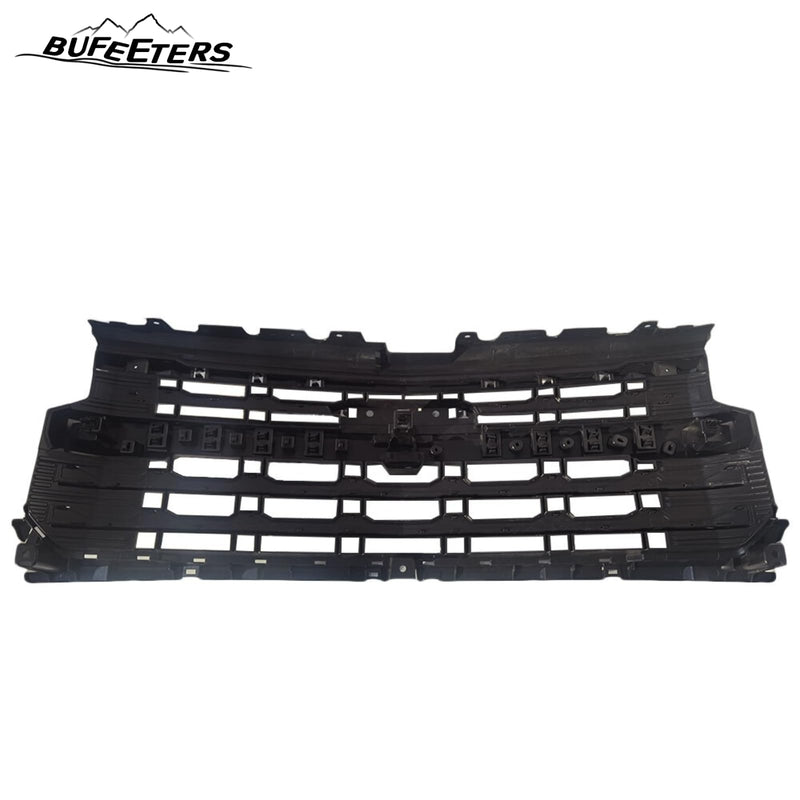 BUFEETERS Front Bumper Upper Grille Fit For 2022 2023 2024 Chevy Silverado 1500,Horizontal Billet Style,Gloss Black