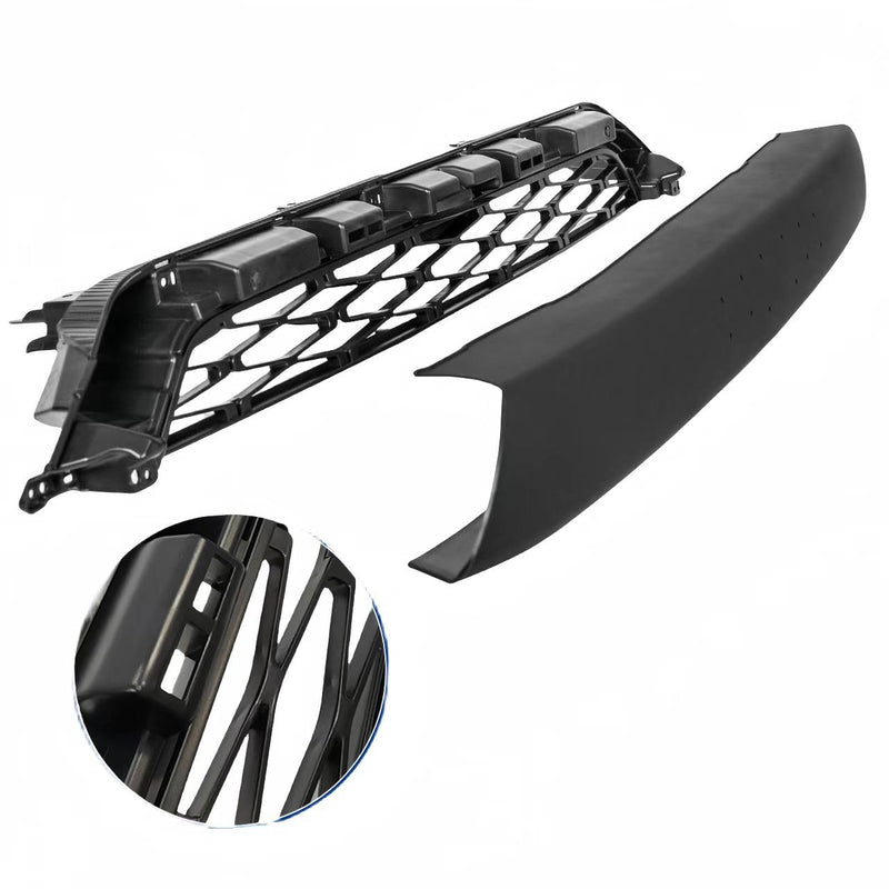BUFEETERS  Front Bumper Grille Fit For Toyota 2014 2015 2016 2017 2018 2019 2020 4Runner Upper Mesh Grill Assy SR5/TRD