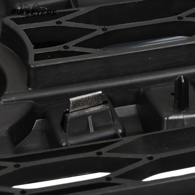 BUFEETERS Front Upper Grille Mounting & Trim Molding Fit For 2011 2012 2013 2014 Ford Edge,
Honeycomb Style,Chrome&Black