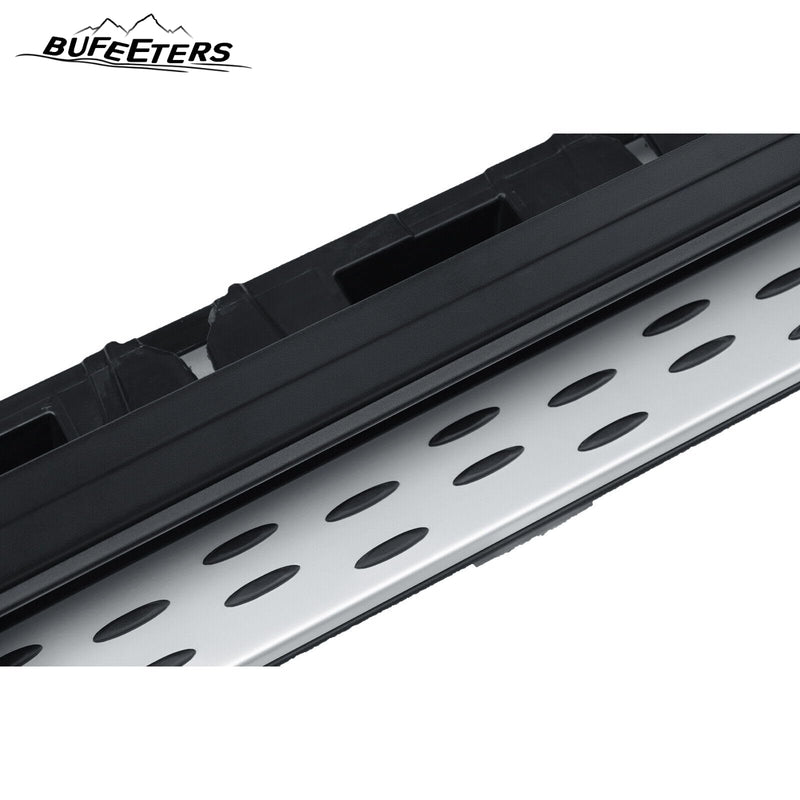 BUFEETERS  Side Step Running Board Nerf Bar Fit For 2012 2013 2014 2015 2016 2017 2018 Mercedes W166 ML GLE,Chrome&Silver