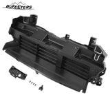 BUFEETERS Front Upper Active Grille Shutter W/o Motor Fit For 2017 2018 2019 Honda CRV CR-V,Factory Style,Black