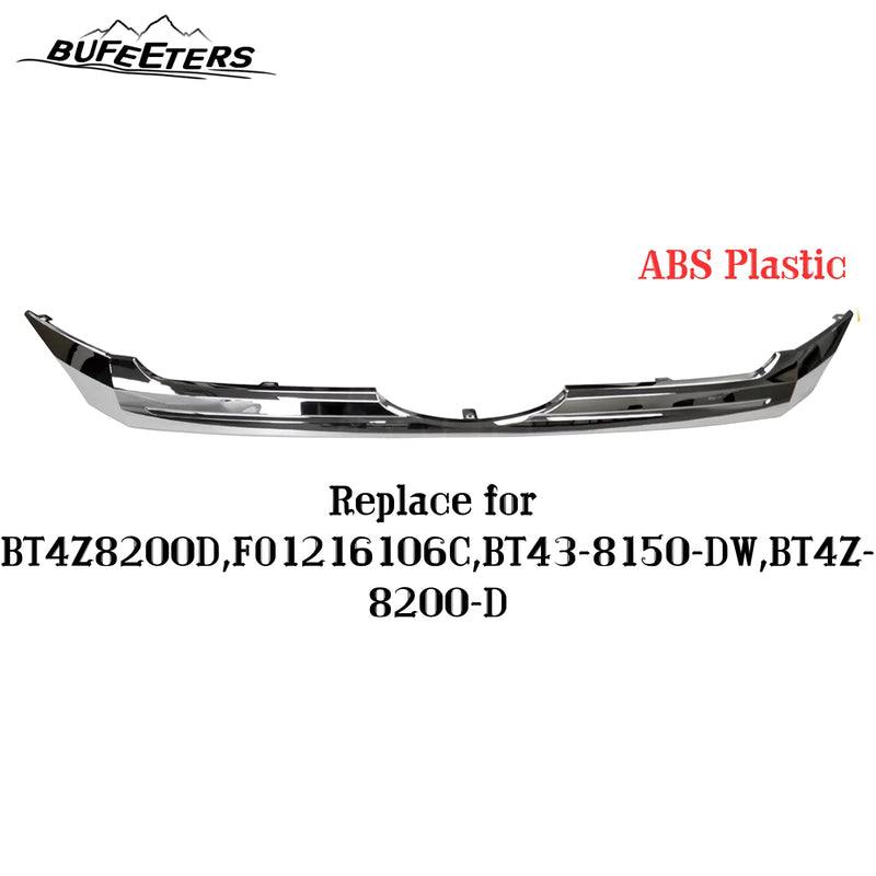 BUFEETERS Front Center Chrome Grille Trim Fit For 2011 2012 2013 2014 Ford Edge