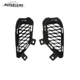 BUFEETERS  2PCS Front Bumper Grille Driver & Passenger Side Fit For 2019 2020 2021 2022 2023 INFINITI QX50,Mesh Style,Black
