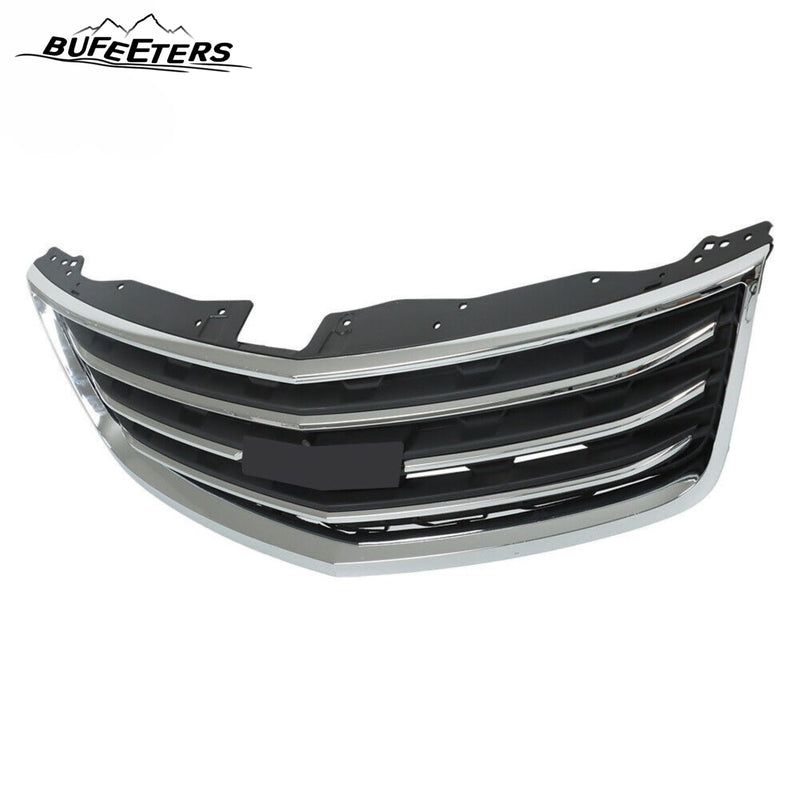 BUFEETERS  Front Bumper Upper Grille Fit For 2013 2014 2015 2016 2017 Chevy Chevrolet Traverse LS LT,
Mesh Style,Chrome&Black