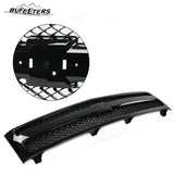 BUFEETERS Front Upper Grille Fit For 2007 2008 2009 2010 2011 2012 2013 Chevrolet Silverado 1500,Mesh insert Style,Gloss Black Shell w/ Black Insert