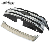 BUFEETERS Front Upper Grille Mounting & Trim Molding Fit For 2011 2012 2013 2014 Ford Edge,
Honeycomb Style,Chrome&Black