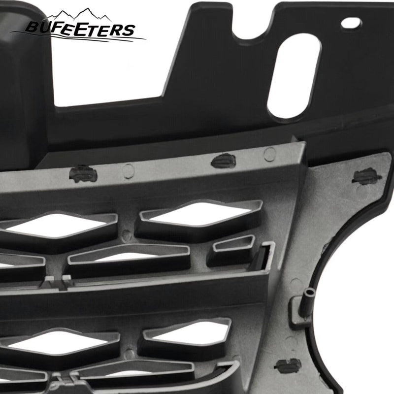 BUFEETERS  Front Grille Air Side Vent Set Fit For 2014 2015 2016 2017 Land Rover Range Rover Sport,Mesh Style,Nickel Plated