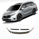 BUFEETERS Front Bumper Upper Grille Chrome Molding Fit For 2021 2022 2023 Honda Odyssey