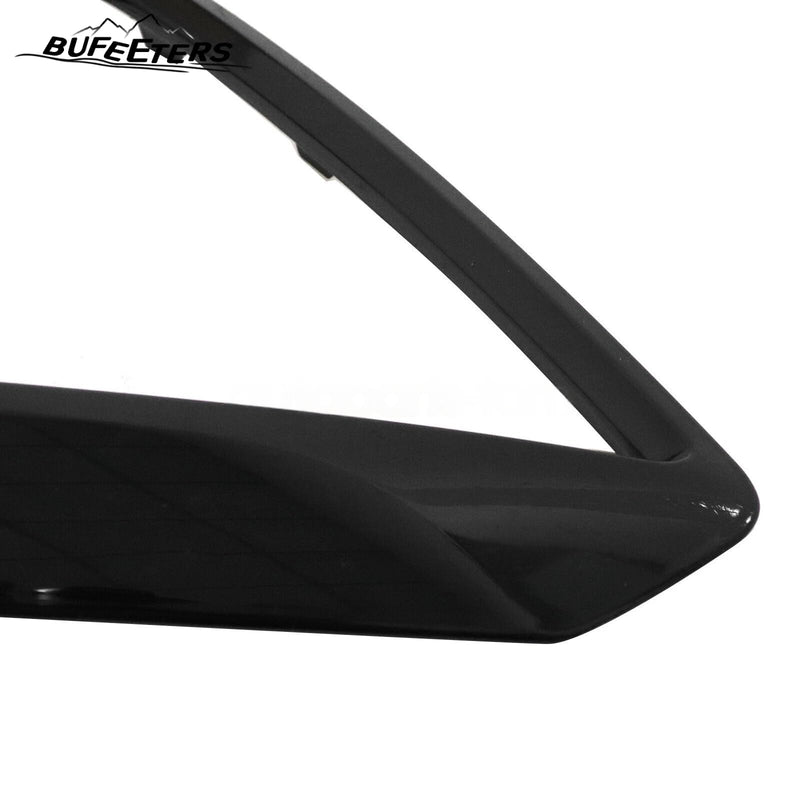 BUFEETERS   Front Bumper Upper Grille Outer Surround Frame Fit For 2017 2018 2019 2020 2021 2022 2023 Cadillac XT5,Factory Style,Gloss Black