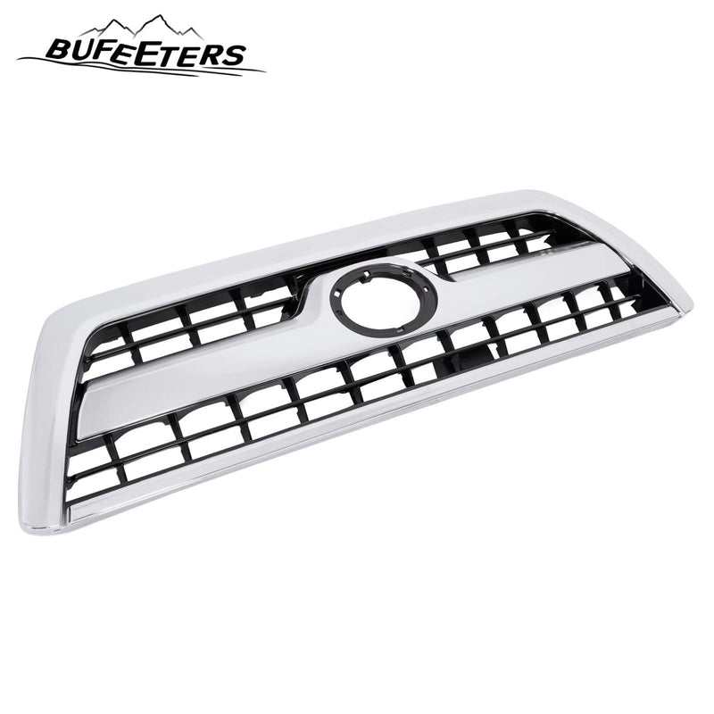 BUFEETERS Front Bumper Upper Grille Grill   Fit For 2006 2007 2008 2009 Toyota 4Runner SR5 Sport Model,Black&Chrome