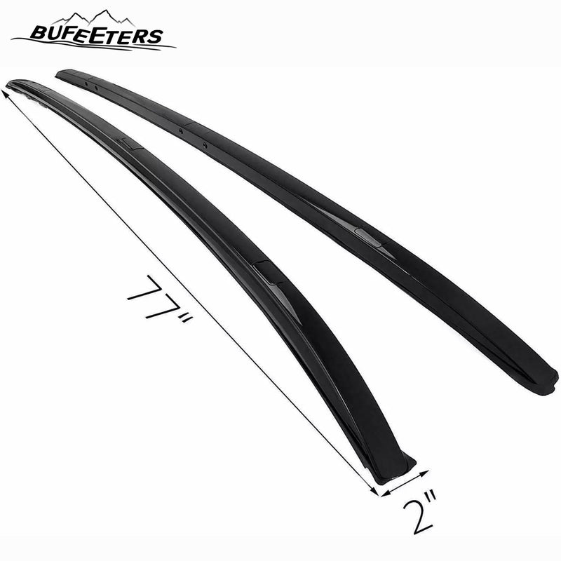 BUFEETERS   Roof Rack Side Rails Luggage Carrier Fit For 2017 2018 2019 2020 2021 2022 Honda CRV CR-V,OE Style,Black