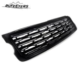 BUFEETERS Front Bumper Upper Grille Fit For 2013 2014 2015 2016 2017 Land Rover Range Rover Vogue L405,2023 Style,Gloss Black