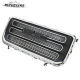 BUFEETERS Front High Chrome Shell Grille Assembly Fit For 2013 2014 2015 2016 GMC Acadia SLT,Chrome&Dark Gray