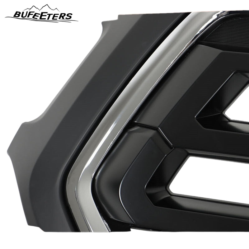 BUFEETERS Front Bumper Upper Grille Fit For 2018 2019 2020 2021 2022 Toyota Tacoma,Chrome&Black