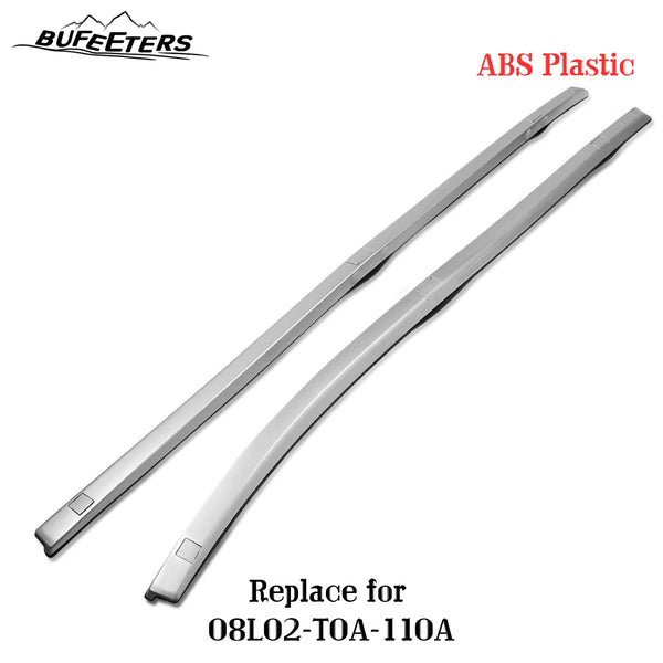 BUFEETERS   Pair Roof Rack Side Rails Fit For 2012 2013 2014 2015 2016 HONDA CRV LX / EX,OEM Style,Silver