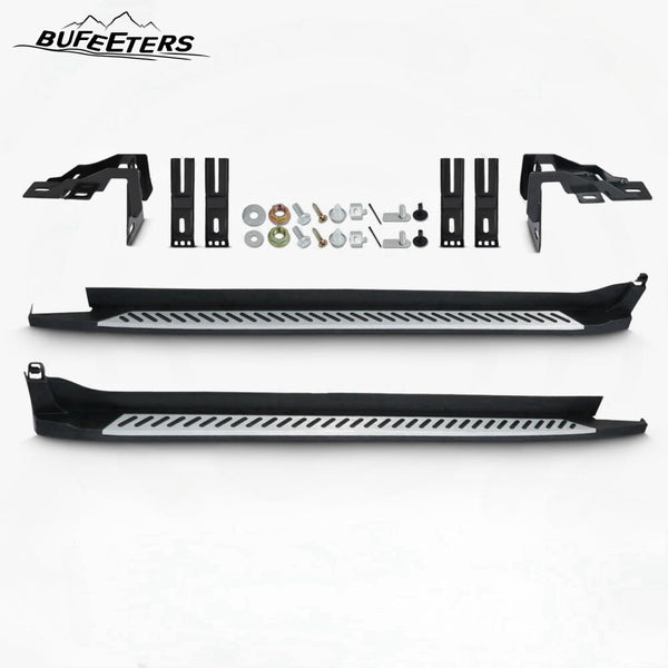 BUFEETERS Side Step Running Board Nerf Bar Fit For 2014 2015 2016 2017 2018 BMW X5 F15,OE Style,Black&Silver