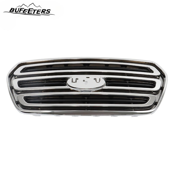BUFEETERS Front Bumper Grille Fit For 2015 2016 2017 2018 2019 Ford Transit 150 250 350,Horizontal Billet Style,Chrome&Black