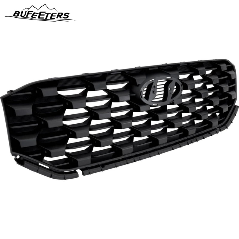 BUFEETERS   Front Bumper Grille Assembly Fit For 2021 2022 Hyundai Santa Fe,Factory Style,Primed Black Shell and Insert