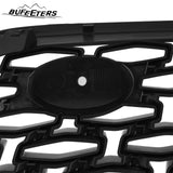 BUFEETERS Front Bumper Upper Grille Fit For 2017 2018 2019 2020 Land Rover Discovery 5,Honeycomb Style,Black