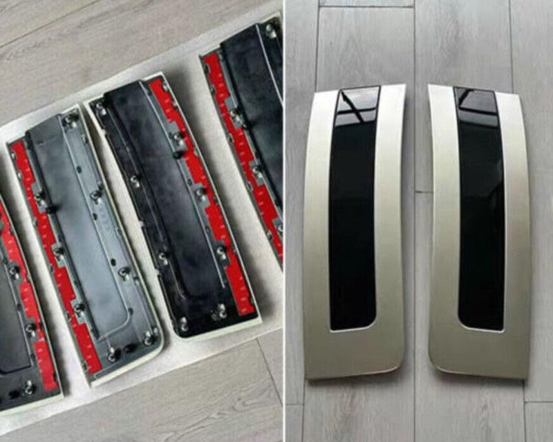 Grey&black Side Fender Vent Wing Cover Fit For 2023 2024 Range Rover L405