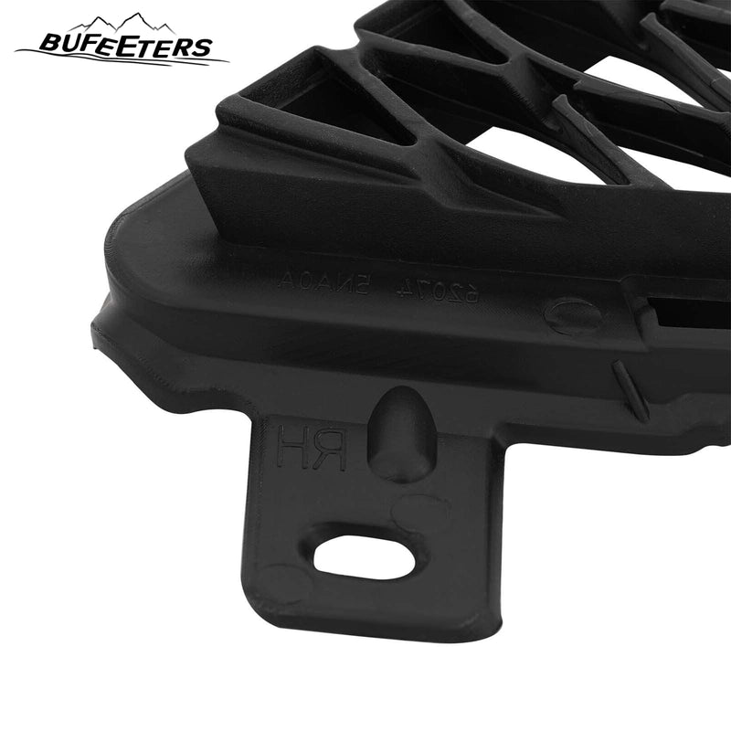 BUFEETERS  2PCS Front Bumper Grille Driver & Passenger Side Fit For 2019 2020 2021 2022 2023 INFINITI QX50,Mesh Style,Black