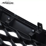 BUFEETERS  Front Bumper Upper Grille Fit For 2015 2016 2017 INFINITI QX80,Mesh Style,Chrome&Black