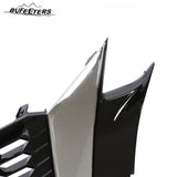 BUFEETERS  New Front Bumper Upper Grille Assembly Fit For 2019 2020 2021 Nissan Altima,Honeycomb Style,Chrome&Black