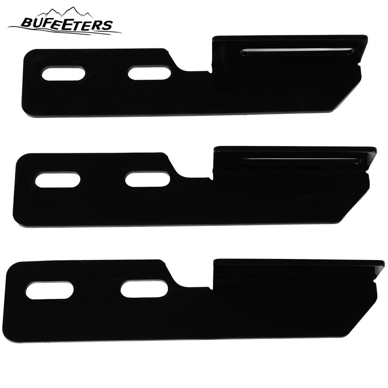 BUFEETERS  Side Step Running Board Nerf Bar Fit For 2009 2010 2011 2012 2013 2014 2015 Honda Pilot,Black&Silver