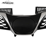 BUFEETERS Front Bumper Grille Model Mesh Grill Trim Fit For 2018 2019 2020 Toyota Sienna,Mesh Style,Chrome&Black
