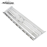 BUFEETERS Front Bumper Upper Chrome Grille Assembly Fit For 2007 2008 2009 2010 Ford Edge,Horizontal Billet Style