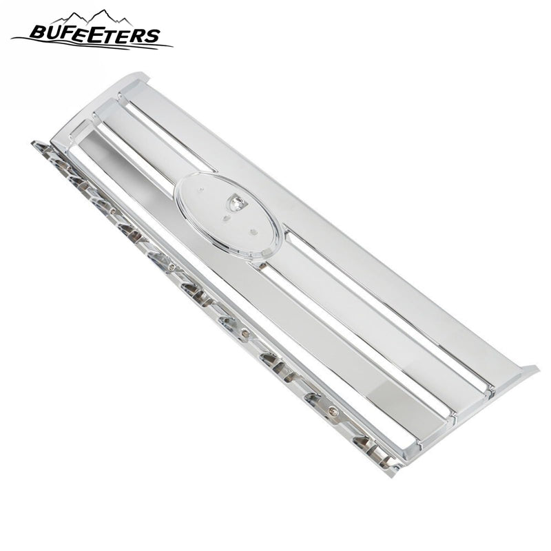 BUFEETERS Front Bumper Upper Chrome Grille Assembly Fit For 2007 2008 2009 2010 Ford Edge,Horizontal Billet Style