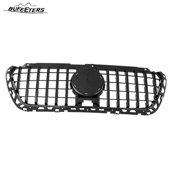 BUFEETERS  Front Bumper Upper Grille Fit For 2018 2019 2020 2021 2022 2023 Mercedes Benz Sprinter 1500 2500 3500 W907,GT Style,Black